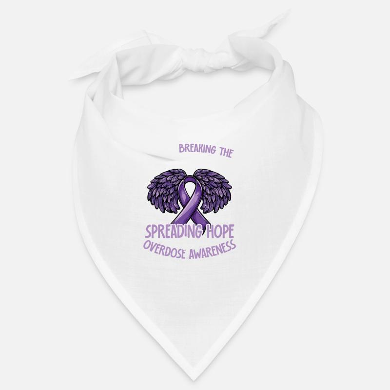 Breaking the Silence Overdose Awareness Support Bandana