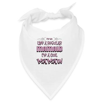Ich bin nicht wie eine normale Mama Ich bin eine coole Mama - Bandana - Weiß - Vorne