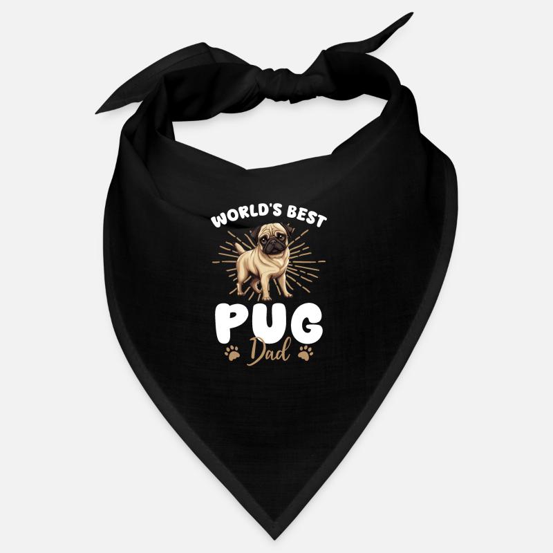 Carlin Groovy Pug Papa Bandana