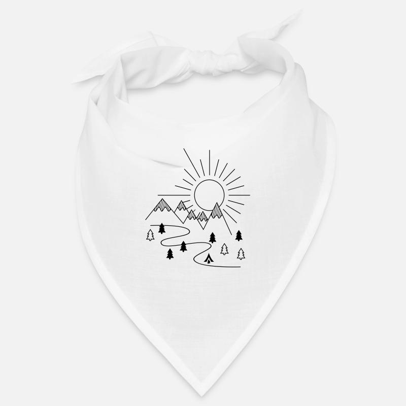Camping in den Bergen Bandana