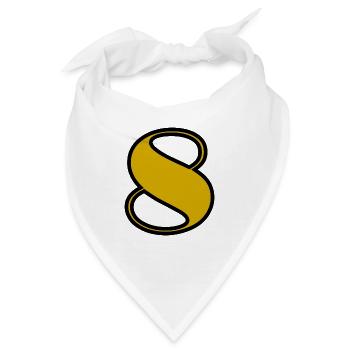 8. 8 JAHRE. 8. JUBILÄUM. GEBURTSTAG 8 JAHRE - Bandana - Weiß - Vorne