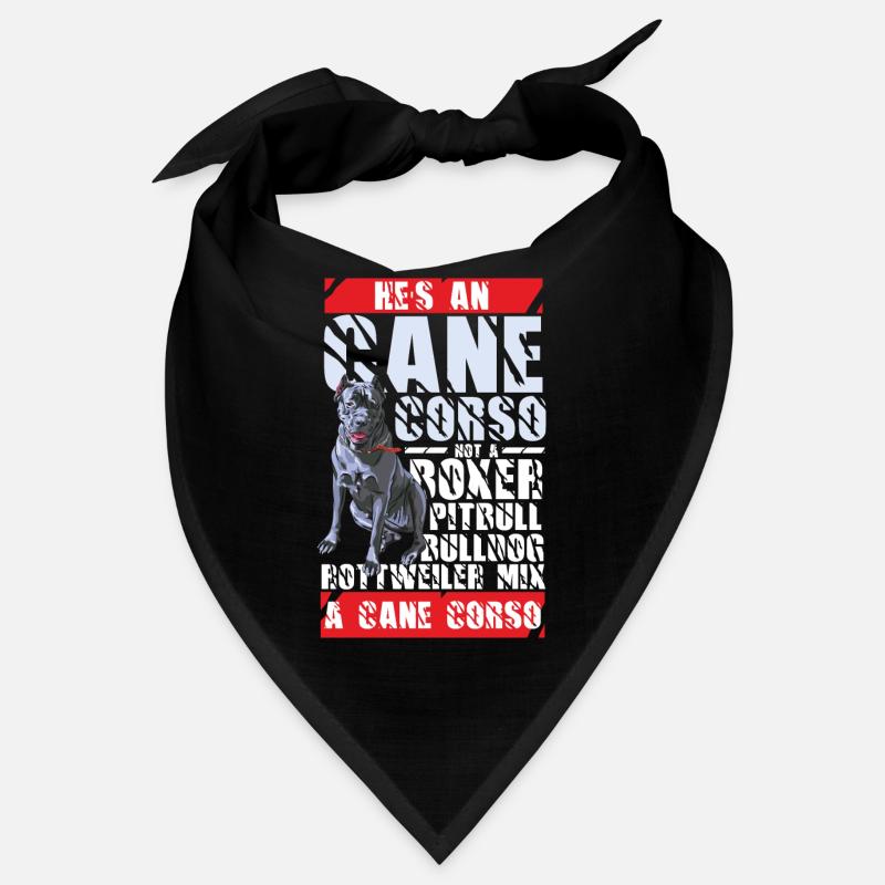 Cane Corso Confondant race de chien Bandana