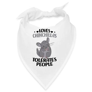 Chinchilla - Bandana - Weiß - Vorne