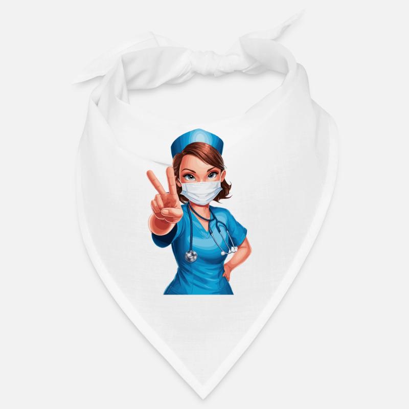 Lustige Krankenschwester mit Humor Bandana
