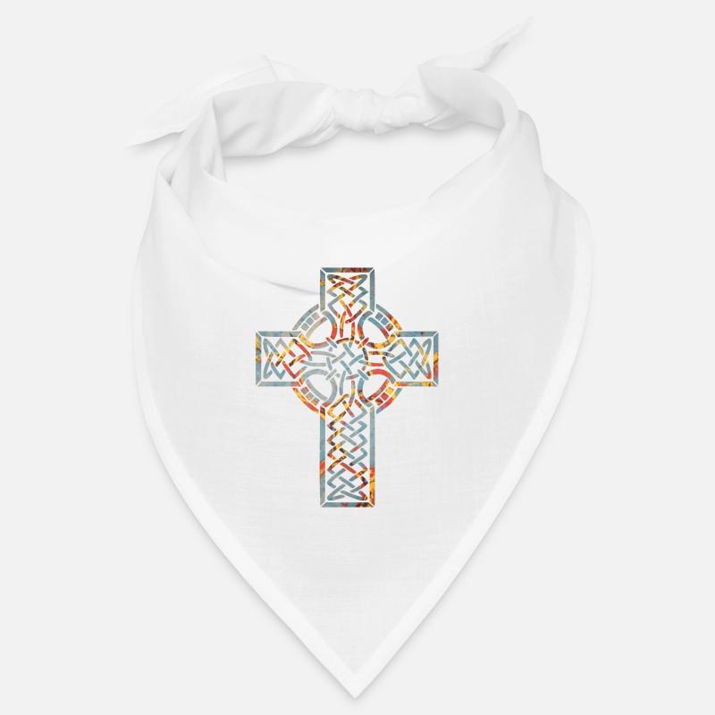 croix 1 e 19 - Bandana - blanc