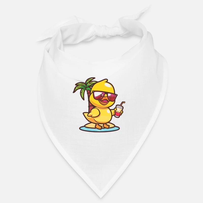 Duck Summer Beach Vacation Bandana