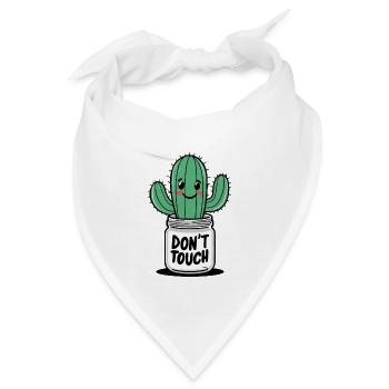 Nicht berühren - Bandana - Weiß - Vorne