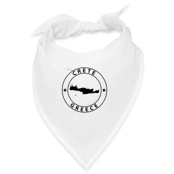 Kreta - Bandana - Weiß - Vorne