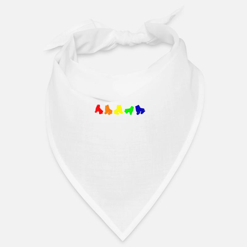 Rainbow inline skates roller skates for inline Bandana