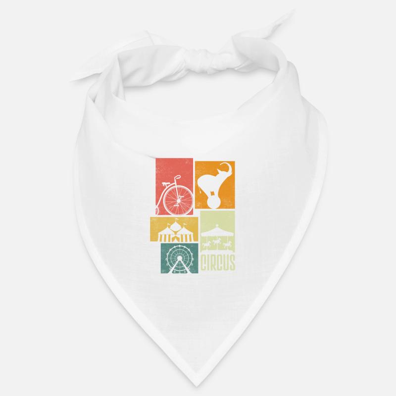 Circus Performer Silhouettes Bandana