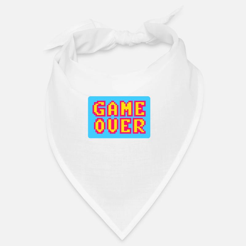 Game Over retrogaming vintage pixels Bandana