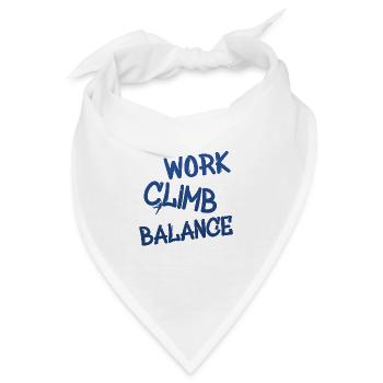 Klettern Bouldern Climbing - Bandana - Weiß - Vorne