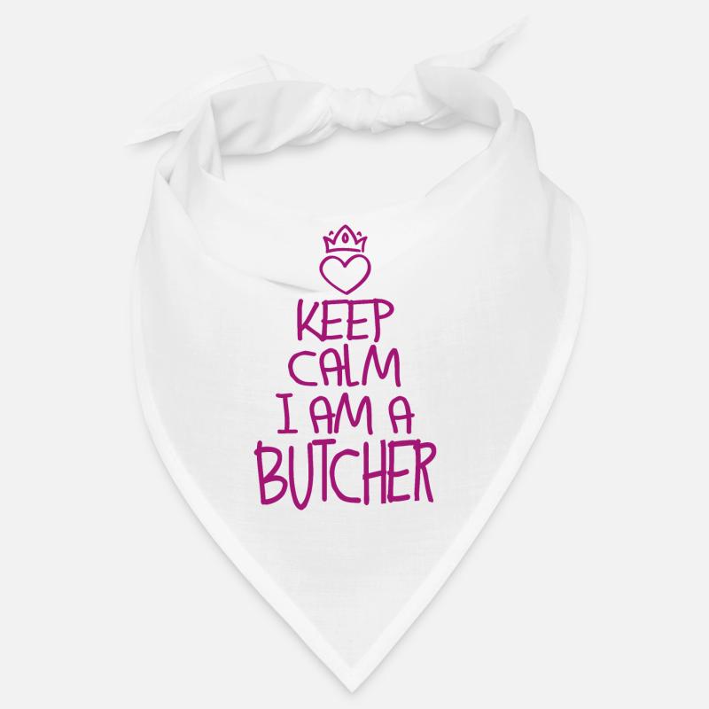 Keep Calm Metzger cool Metzger Geschenk Bandana