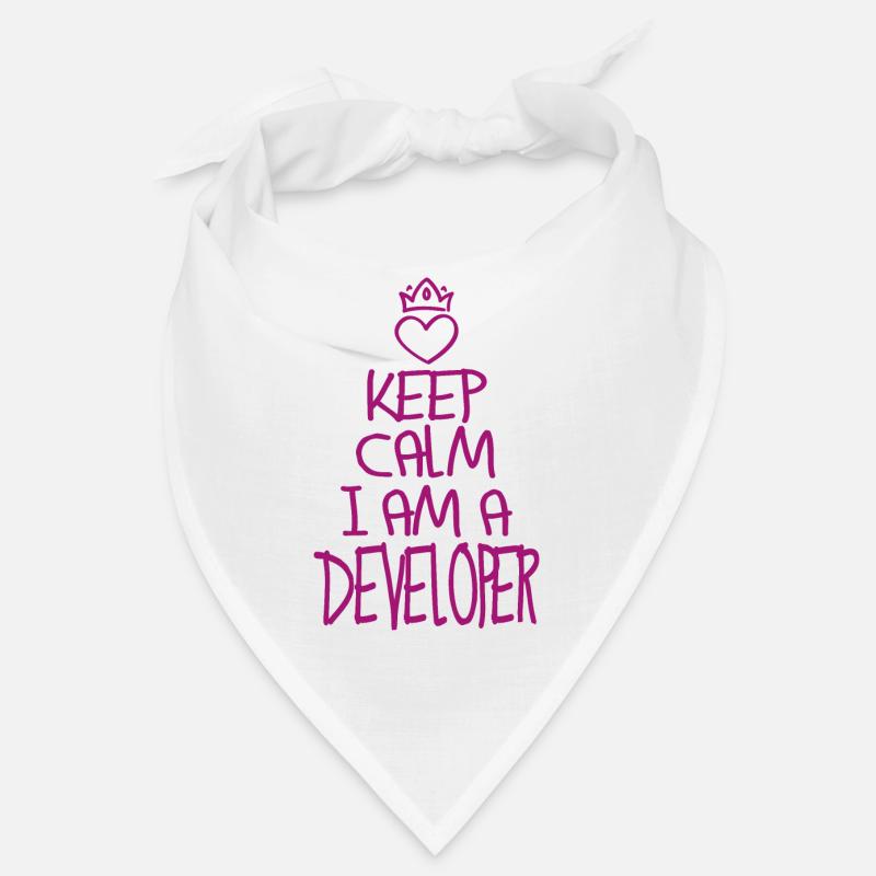 Keep Calm Software Developer Cool Cadeau Bandana
