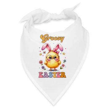 Groovy Easter - Bandana - Weiß - Vorne
