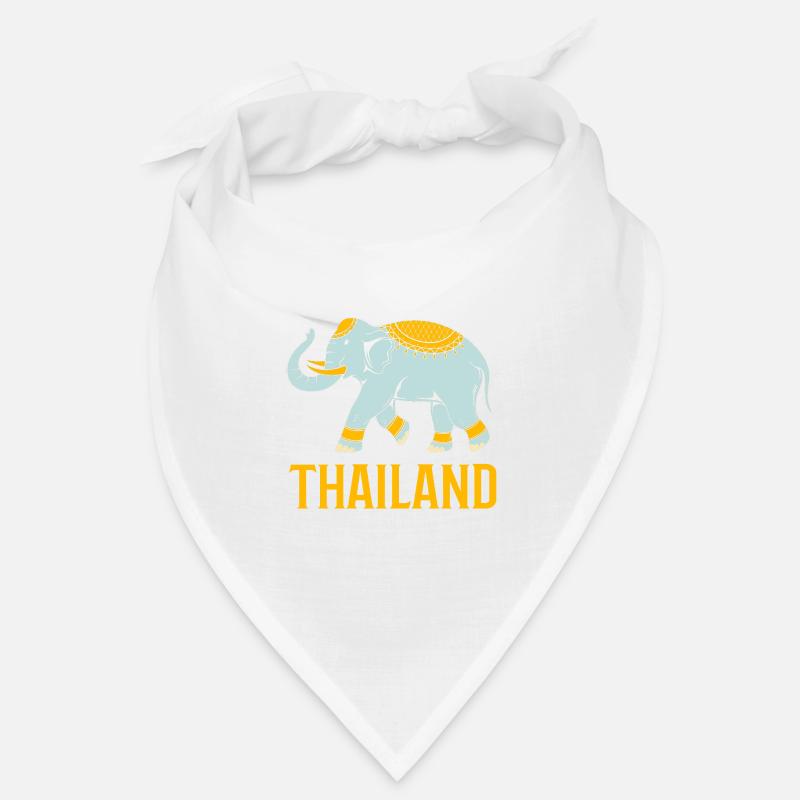Thaïlande - Bandana - blanc