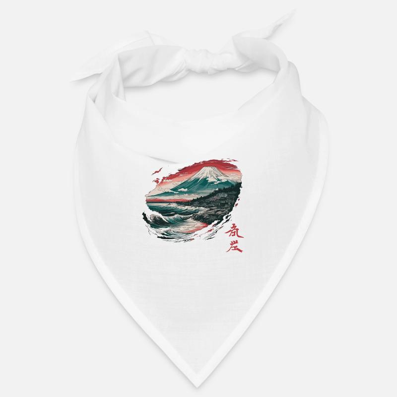 Fujiyama Fuji für einen Japaner oder Japan Bandana
