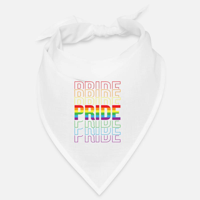 Be Pride - Bandana - Weiß