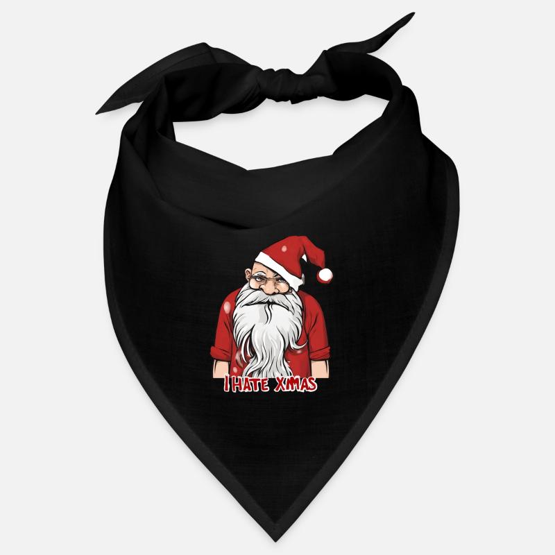 Je déteste Noël Saint-Nicolas Cadeaux Vacances Bandana