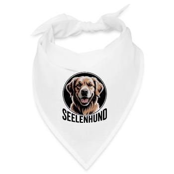 Labrador Retriever Labbi mein Seelenhund - Bandana - Weiß - Vorne
