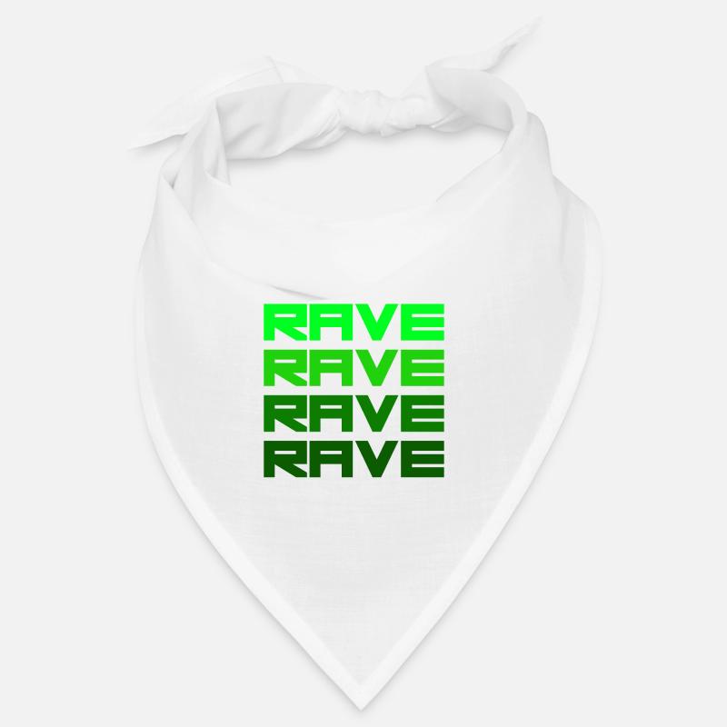 Vert rave Bandana