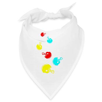 Football Helm icon - Bandana - Weiß - Vorne
