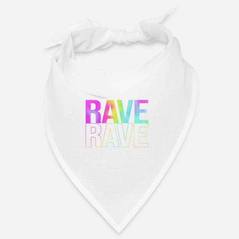 Rave Raver Musique techno Techno basse Table de mixage Bandana