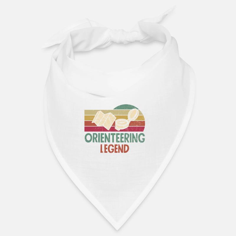 Course d’orientation Running Running Orienteering Legends - Bandana - blanc