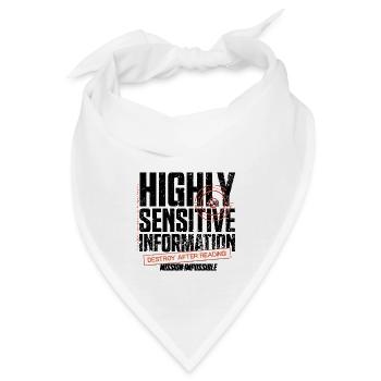 Mission Impossible Dead Reckoning Zielscheibe - Bandana - Weiß - Vorne