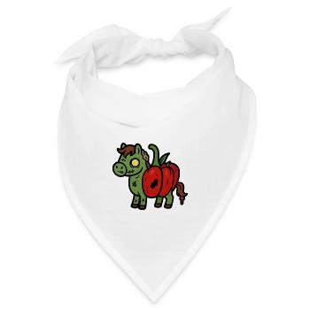 Pferdrika - Bandana - Weiß - Vorne