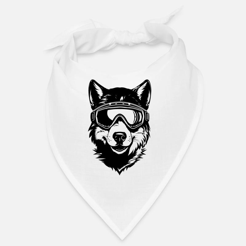 Ski Wolf Bandana