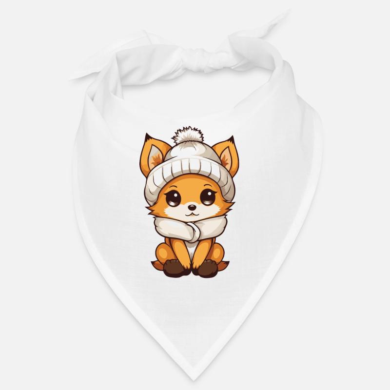 Fuchs Winter Comic Bandana