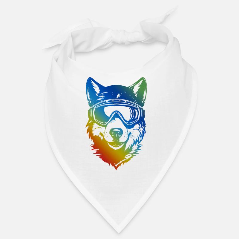 Ski Wolf Bunt Bandana