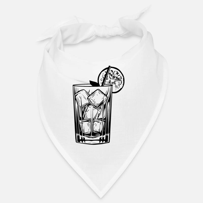 Lemonade Drink Symbol - Bandana - white