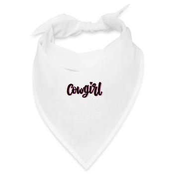 Western Girl - Bandana - Weiß - Vorne