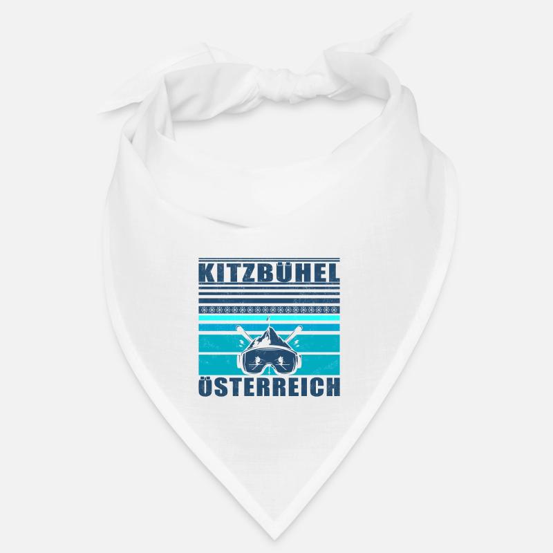Kitzbühel Austria Retro Sunset Ski 80s Bandana