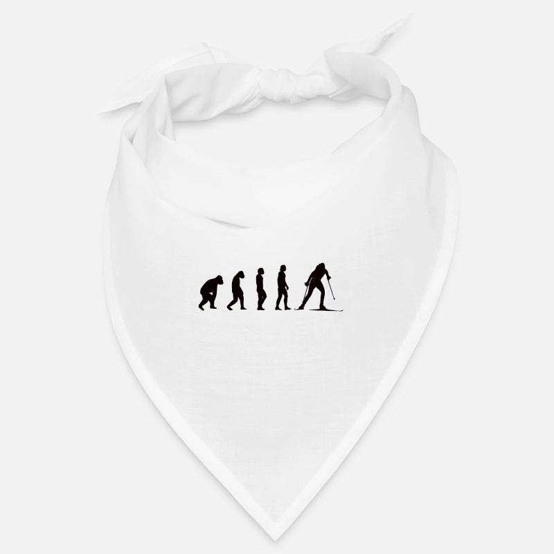 Skiing Evolution Ski Skiing Skier Skiers Skiers Bandana