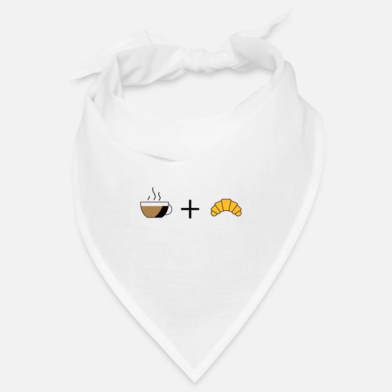 Café et croissant Bandana
