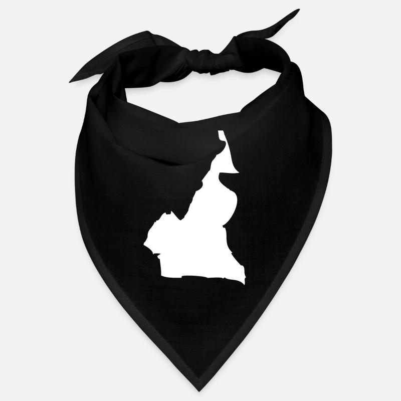 Drapeau de la carte du Cameroun Bandana