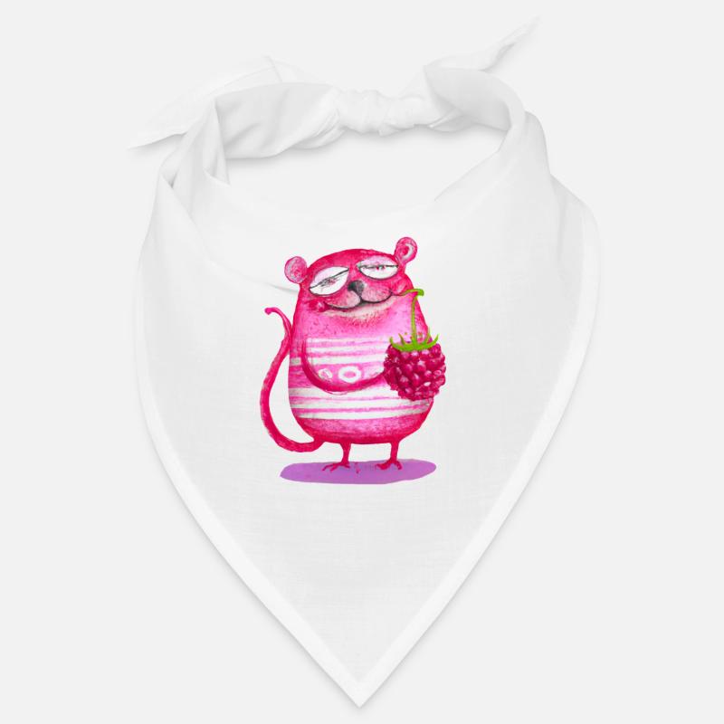 Raspberry cat Bandana