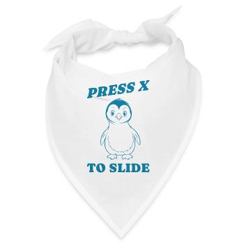 press x to slide Geschenk - Bandana - Weiß - Vorne