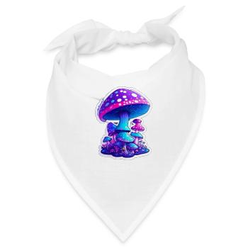 magic mushrooms - Bandana - Weiß - Vorne