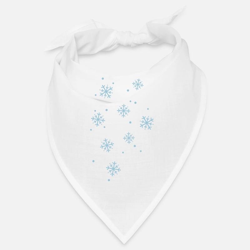 snowflakes - Bandana - Weiß