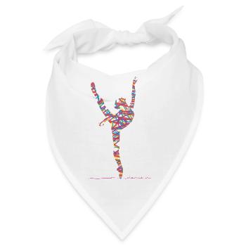 Ballet Tanzen - Bandana - Weiß - Vorne