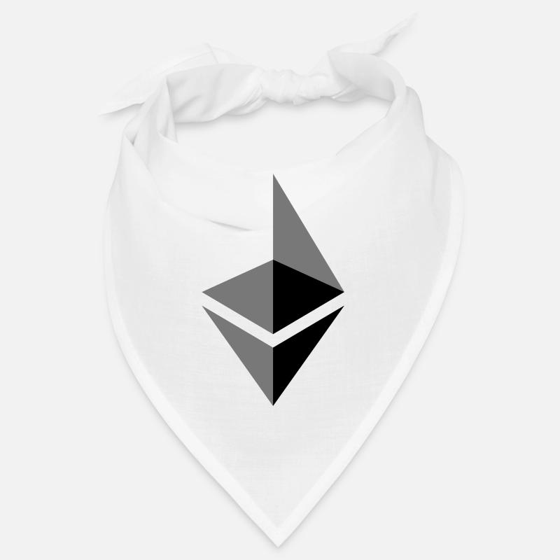 etherium ether ETH - Bandana - Weiß