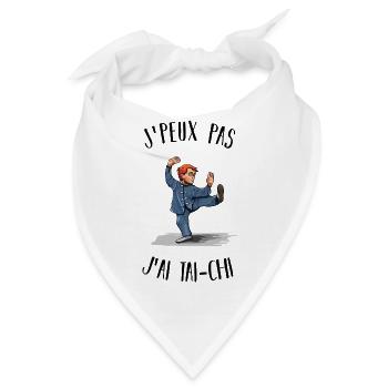 Ich kann nicht Tai Chi haben - Bandana - Weiß - Vorne