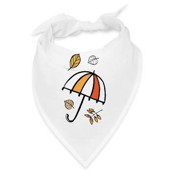 Der Herbst - Bandana - Weiß - Vorne