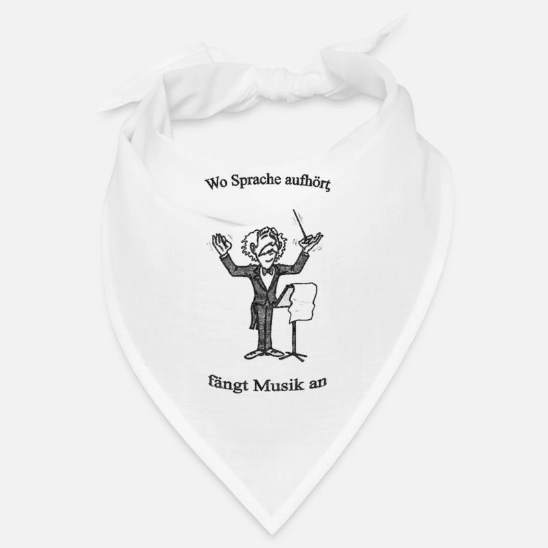 Chef d'orchestre avec texte sw Bandana