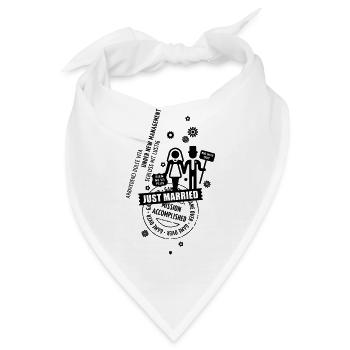 Hochzeit / Wedding / Mariage / Casamiento - Bandana - Weiß - Vorne