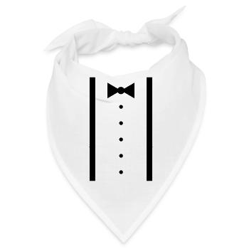 Hosenträger - Bandana - Weiß - Vorne
